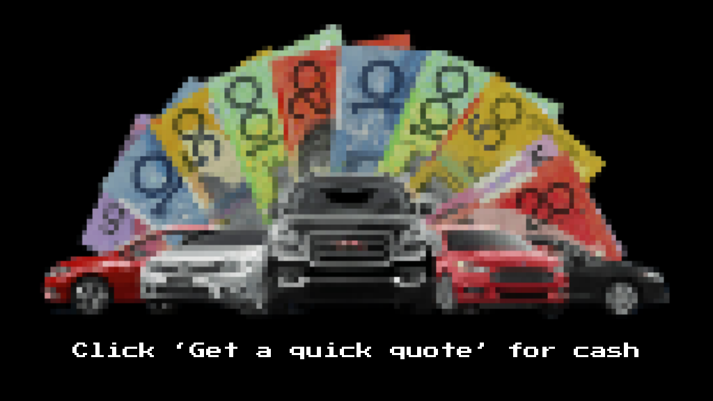 cars and cash above text: click 'get a quick quote' for cash